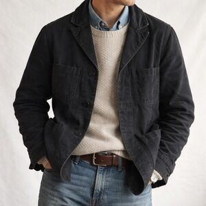 Engineered Garments Bedford Jacket – L Black Cotton Twill